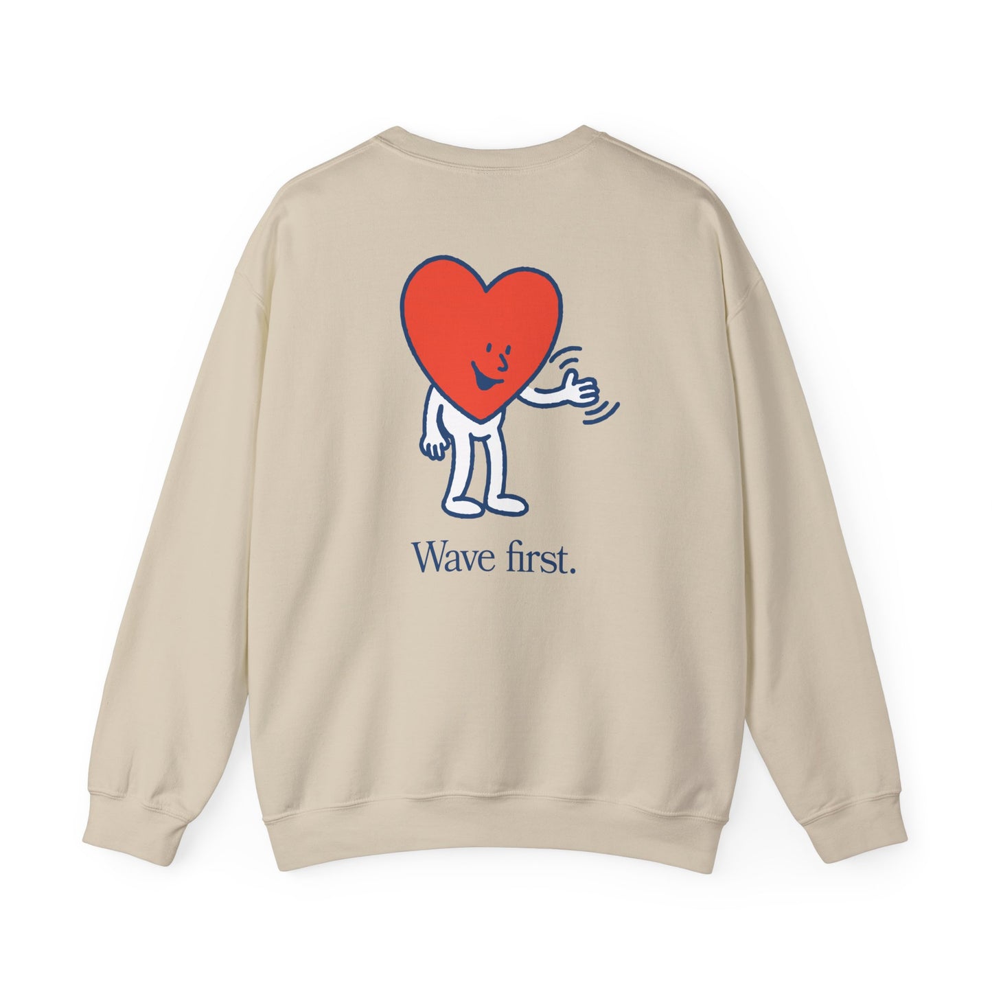 "Wave First" - Kindness Social Club - Crewneck Sweatshirt