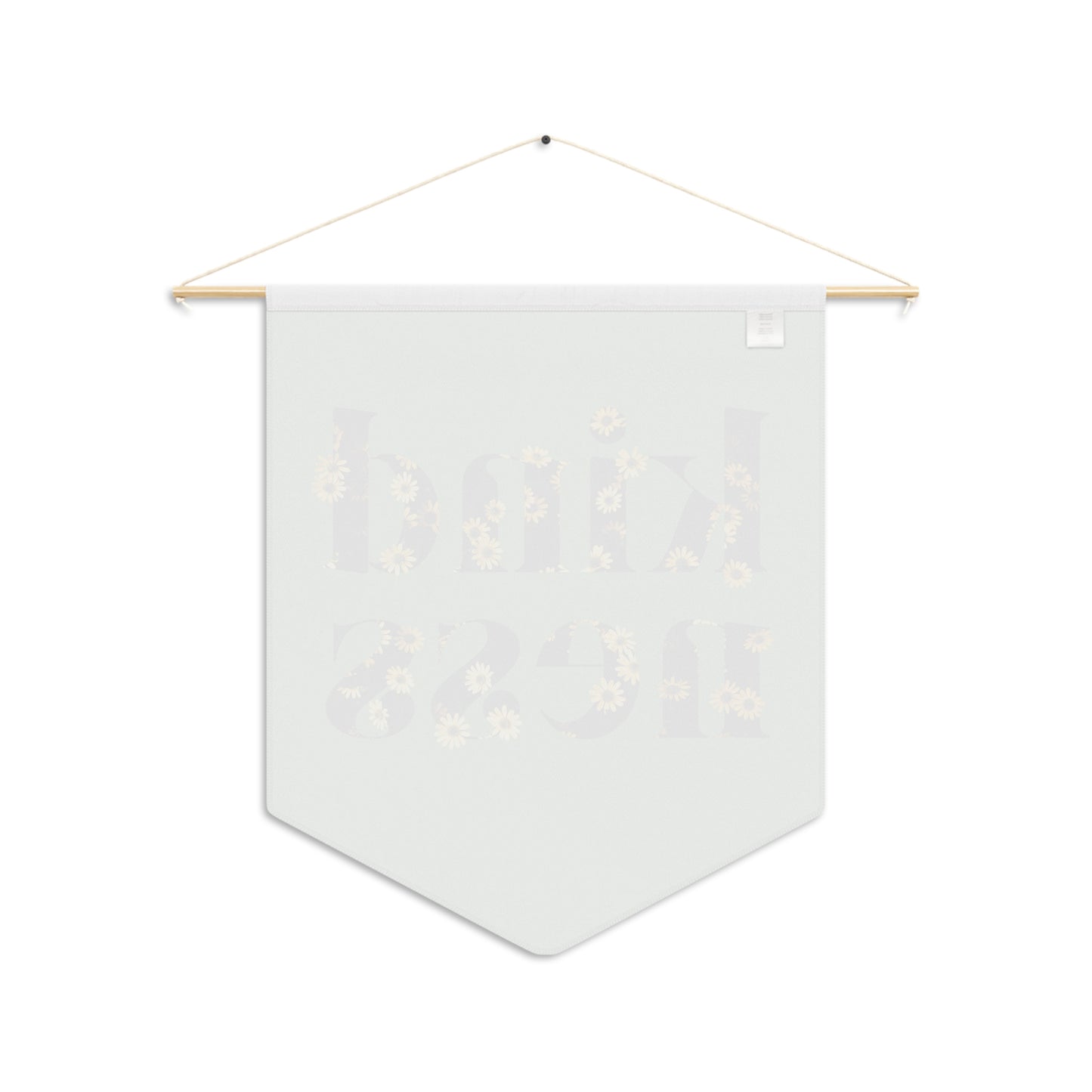 In Bloom Kindness Floral Pennant - By: AMR