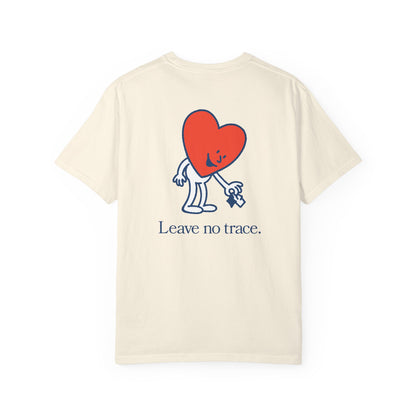 "Leave No Trace" Heart Graphic - Kindness Social Club T-Shirt
