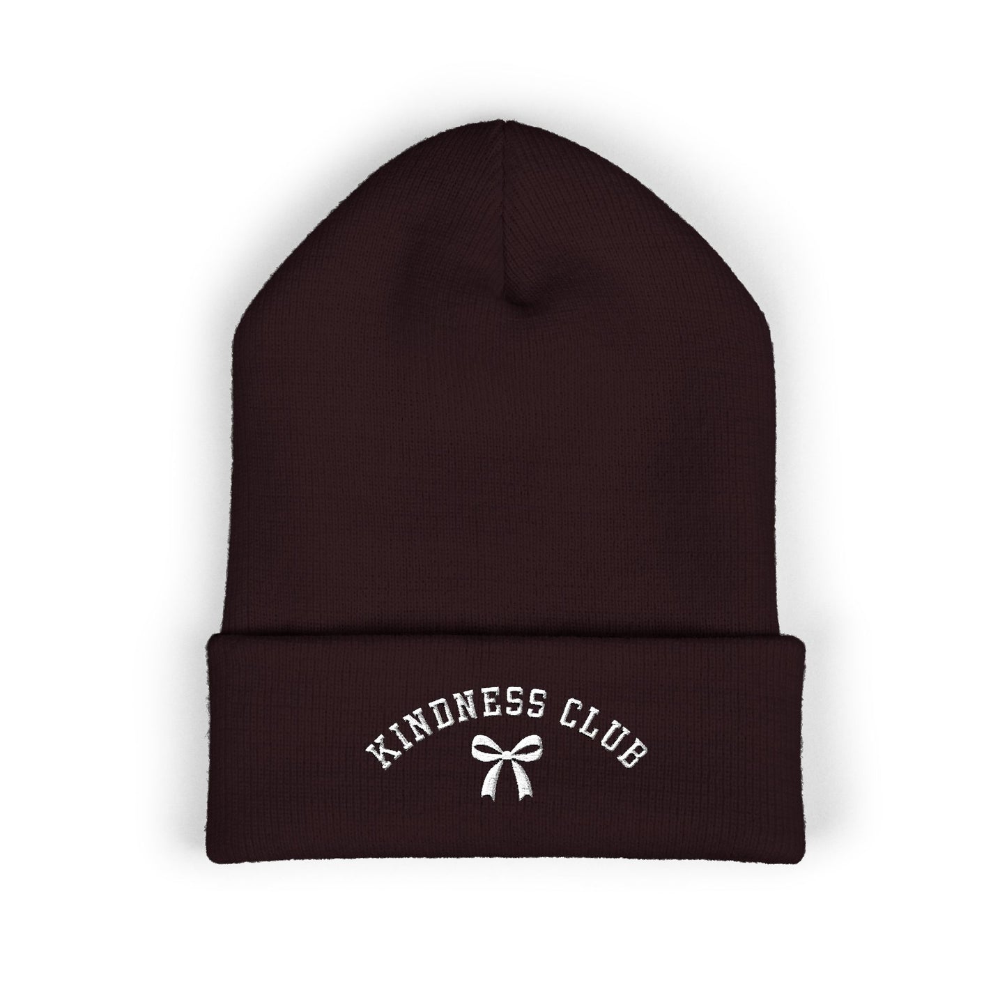 Kindness Club Varsity Embroidered Beanie