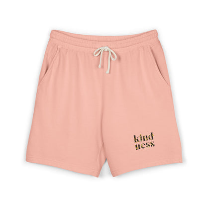 Kindness Fleece Sweat Shorts — Lightweight Garment-Dyed Lounge Shorts