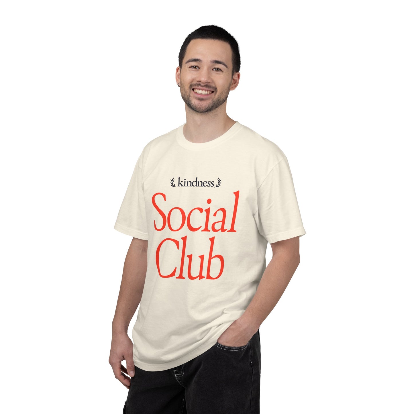 Kindness Social Club – By: Favio Moreno - Varsity Unisex T-Shirt (KSC Light)