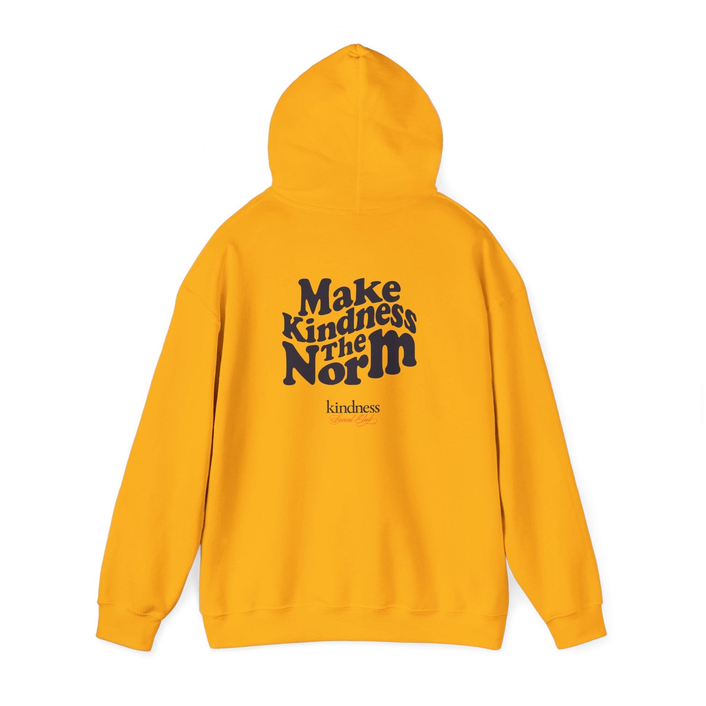 Make Kindness The Norm (Wavy) Unisex Adult Hoodie - By: Favio Moreno (KSC, Light)