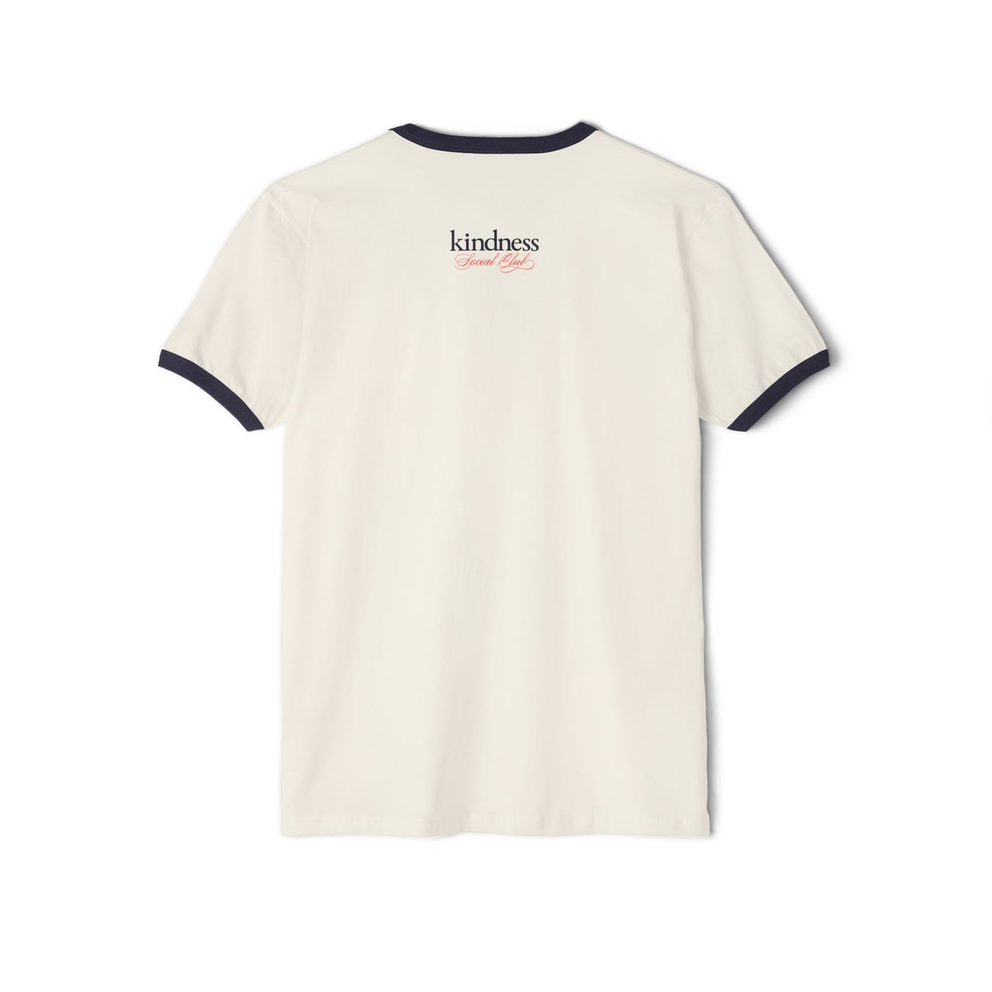 Kindness Social Club – Varsity Unisex Ringer T-Shirt