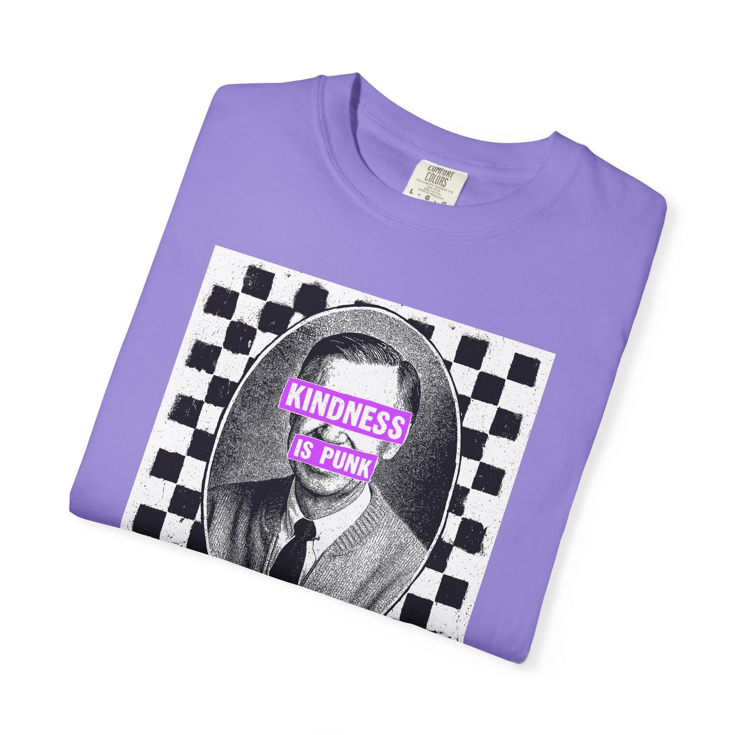 Unlikely Rebel Checkered Edition Unisex T-shirt (Violet)