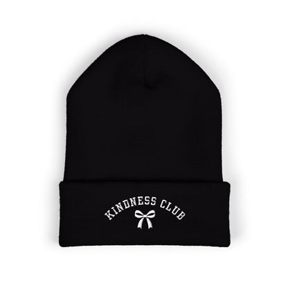 Kindness Club Varsity Embroidered Beanie