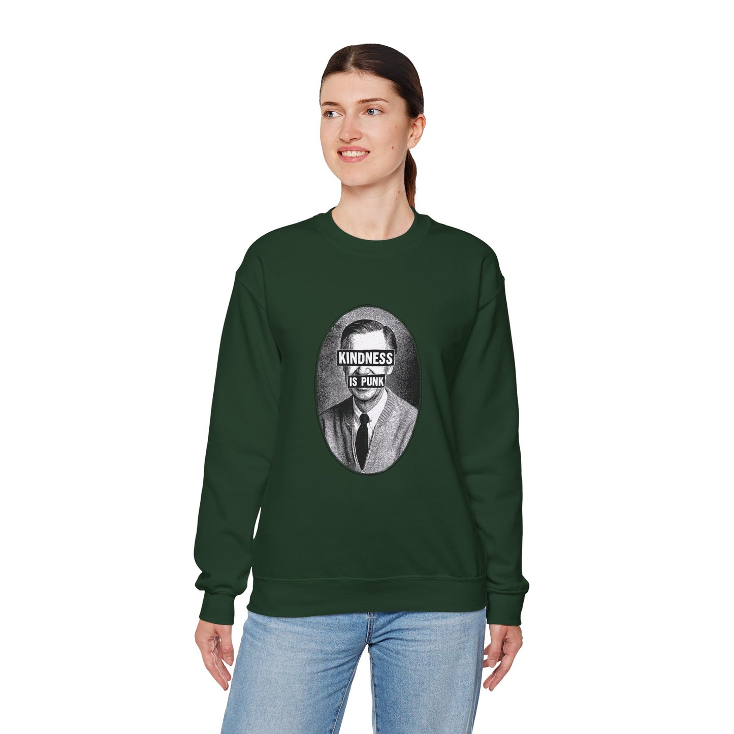 Unlikely Rebel Adult Sweatshirt- by Favio Moreno  Crewneck Sweatshirt