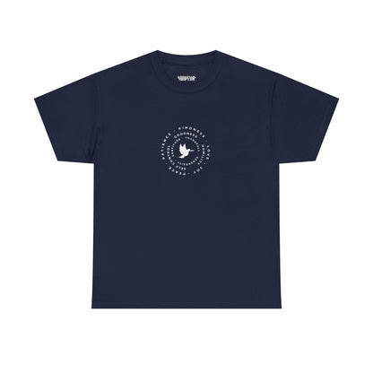 Peace Dove Circle Graphic Tee — "Be Kind To One Another"