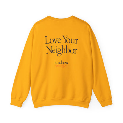 Love your Neighbor - By: Favio Moreno - Unisex Crew Sweatshirt (KSC, Reg, Light)