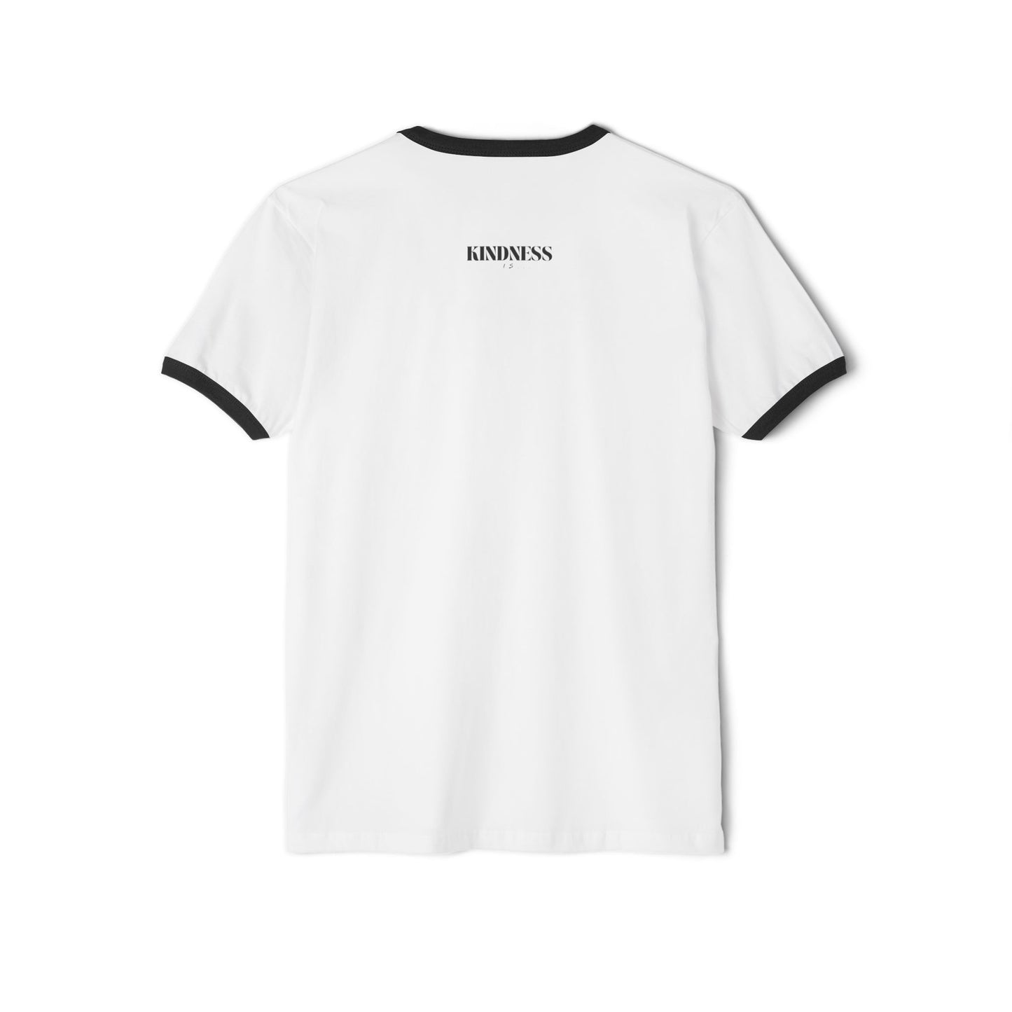Kindness Is the New Punk Rock Unisex Cotton Ringer T-Shirt