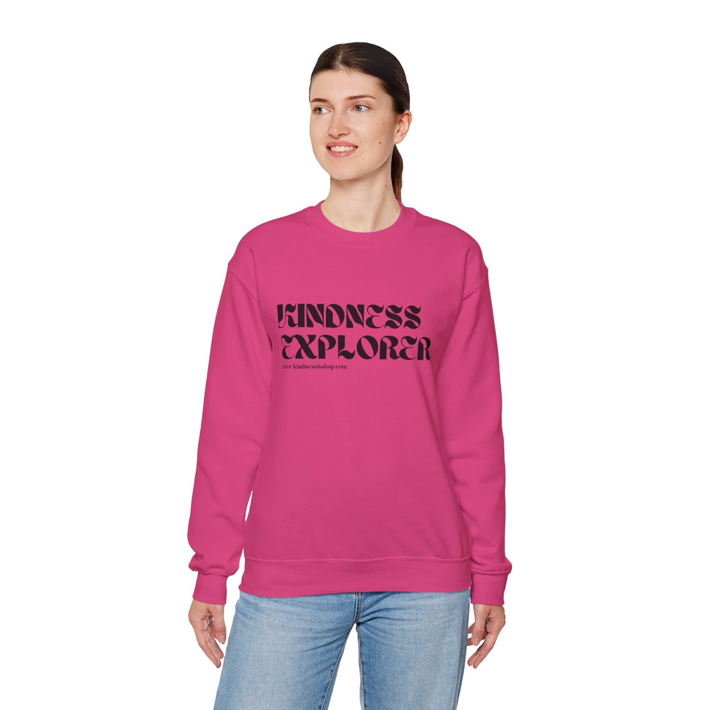 Kindness Explorer Crewneck Adult Sweatshirt