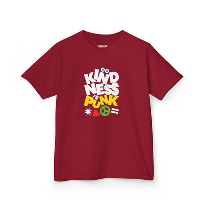 Peace, Love, and Punk Kid's T-shirt - by Favio Moreno