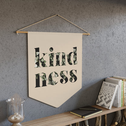 Heirloom Kindness Floral Pennant - By: AMR