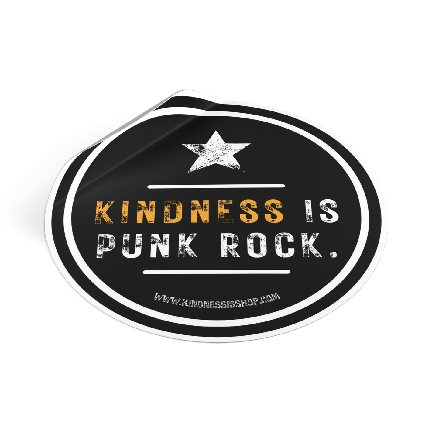 "Kindness Is Punk Rock" Sticker