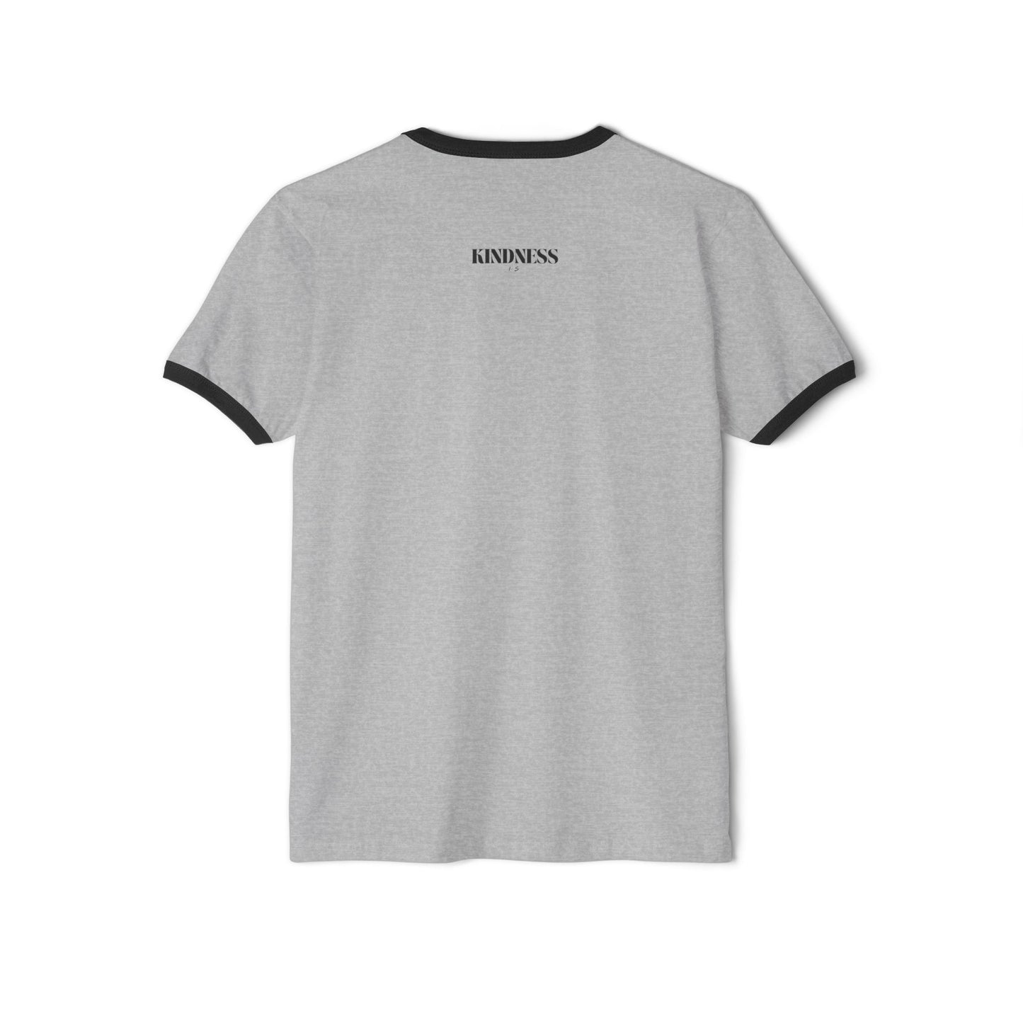 Kindness Is the New Punk Rock Unisex Cotton Ringer T-Shirt
