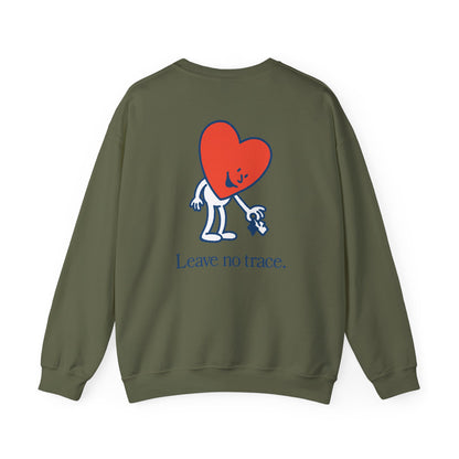 "Leave No Trace" - Kindness Social Club - Crewneck Sweatshirt