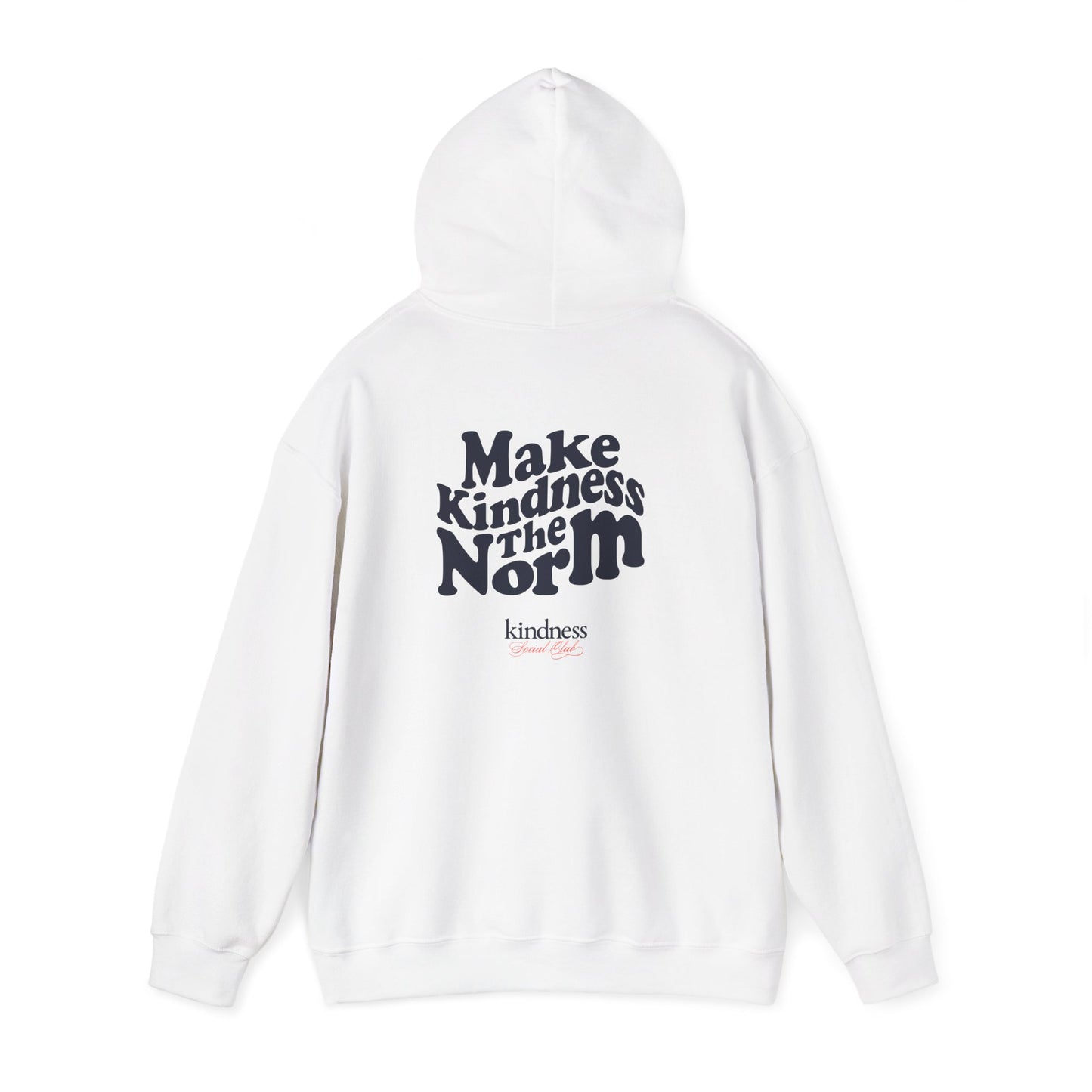 Make Kindness The Norm (Wavy) Unisex Adult Hoodie - By: Favio Moreno (KSC, Light)