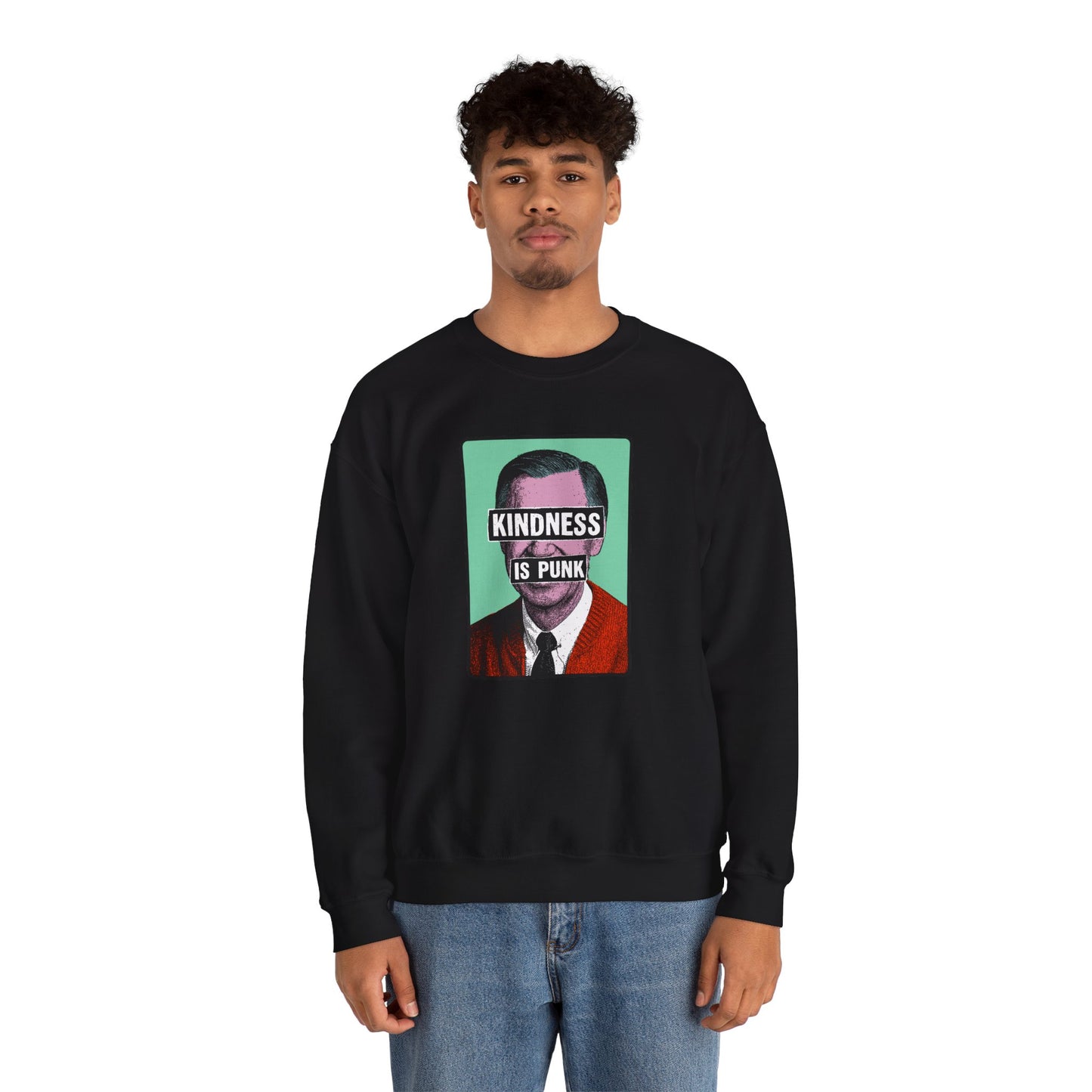Unlikely Rebel Pop Art Edition Unisex Crew Sweatshirt (Green)