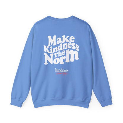 Make Kindness the Norm (Wavy) Unisex Crew Sweatshirt - By: Favio Moreno (KSC Rich)