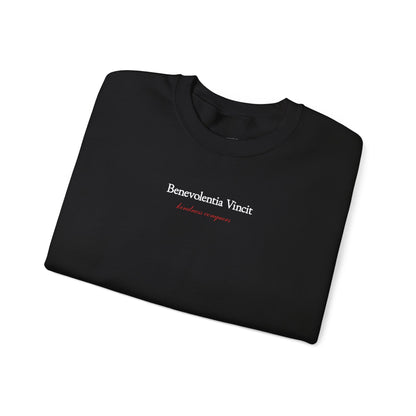 Kindness Conquers Unisex Crew Sweatshirt By: Favio Moreno (KSC Rich)