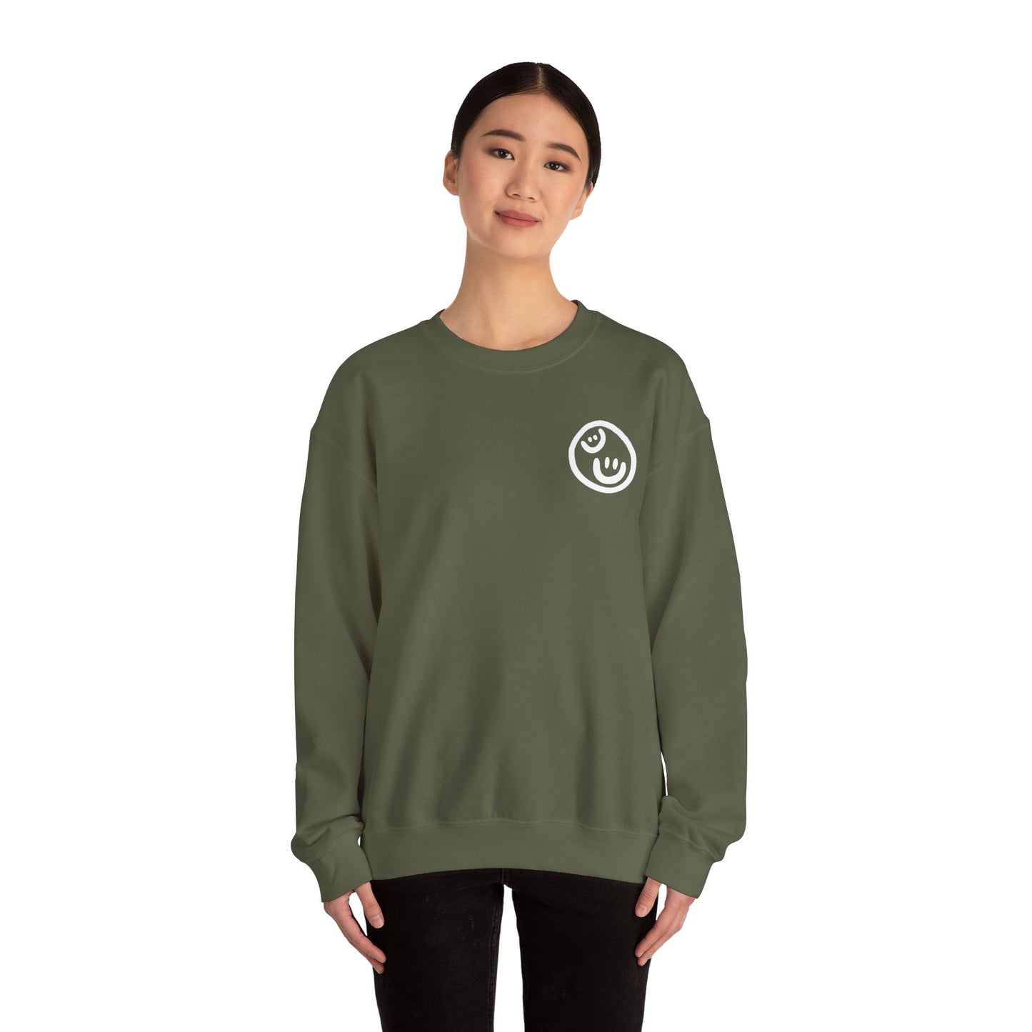 Love your Neighbor - By: Favio Moreno - Unisex Crew Sweatshirt (KSC, Reg, Rich)