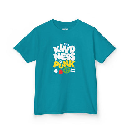 Peace, Love, and Punk Kid's T-shirt - by Favio Moreno