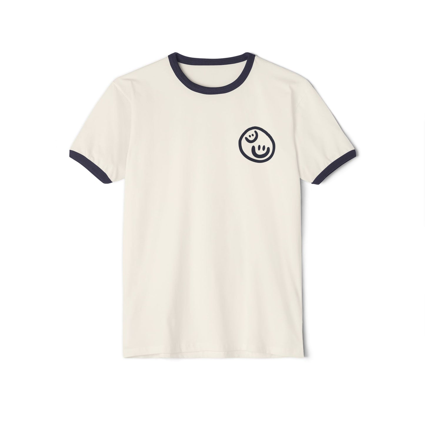 Make Kindness the Norm (Wavy) Unisex Ringer T-Shirt - By: Favio Moreno