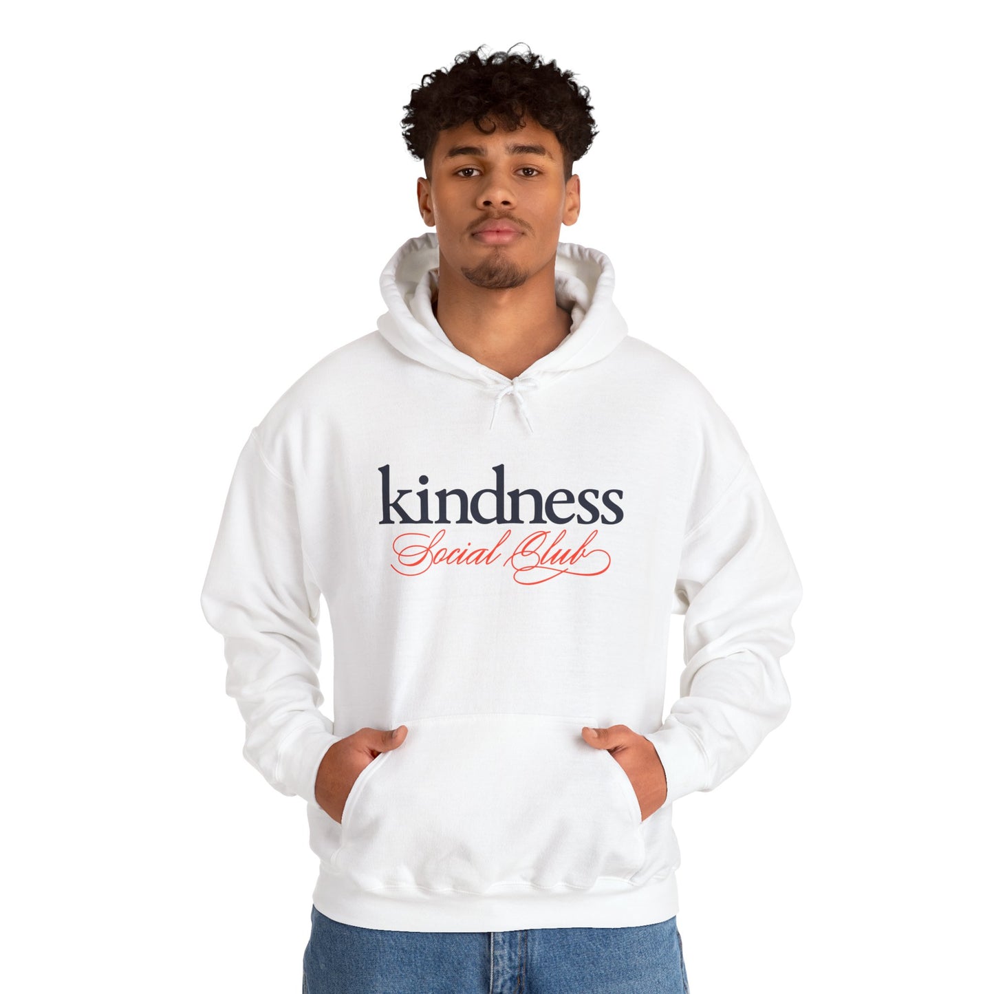 Kindness Social Club Classic Adult Hoodie (KSC Light) - By: Favio Moreno