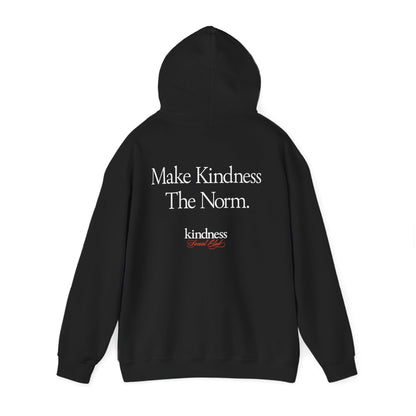Make Kindness The Norm Unisex Adult Hoodie (Reg KSC Rich) By: Favio Moreno