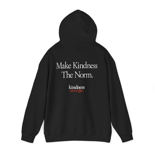 Make Kindness The Norm Unisex Adult Hoodie (Reg KSC Rich) By: Favio Moreno