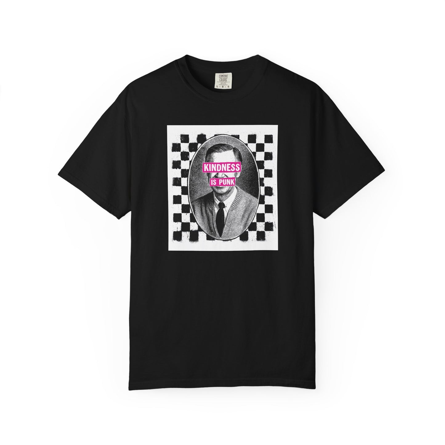 Unlikely Rebel Checkered Edition Unisex T-shirt (Pink)