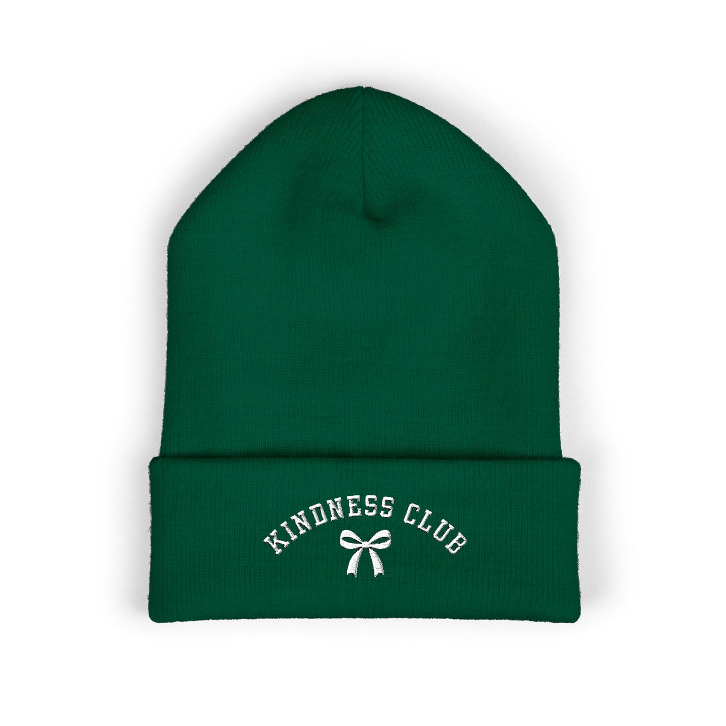 Kindness Club Varsity Embroidered Beanie