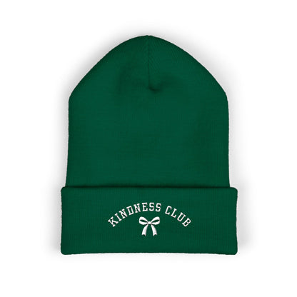 Kindness Club Varsity Embroidered Beanie