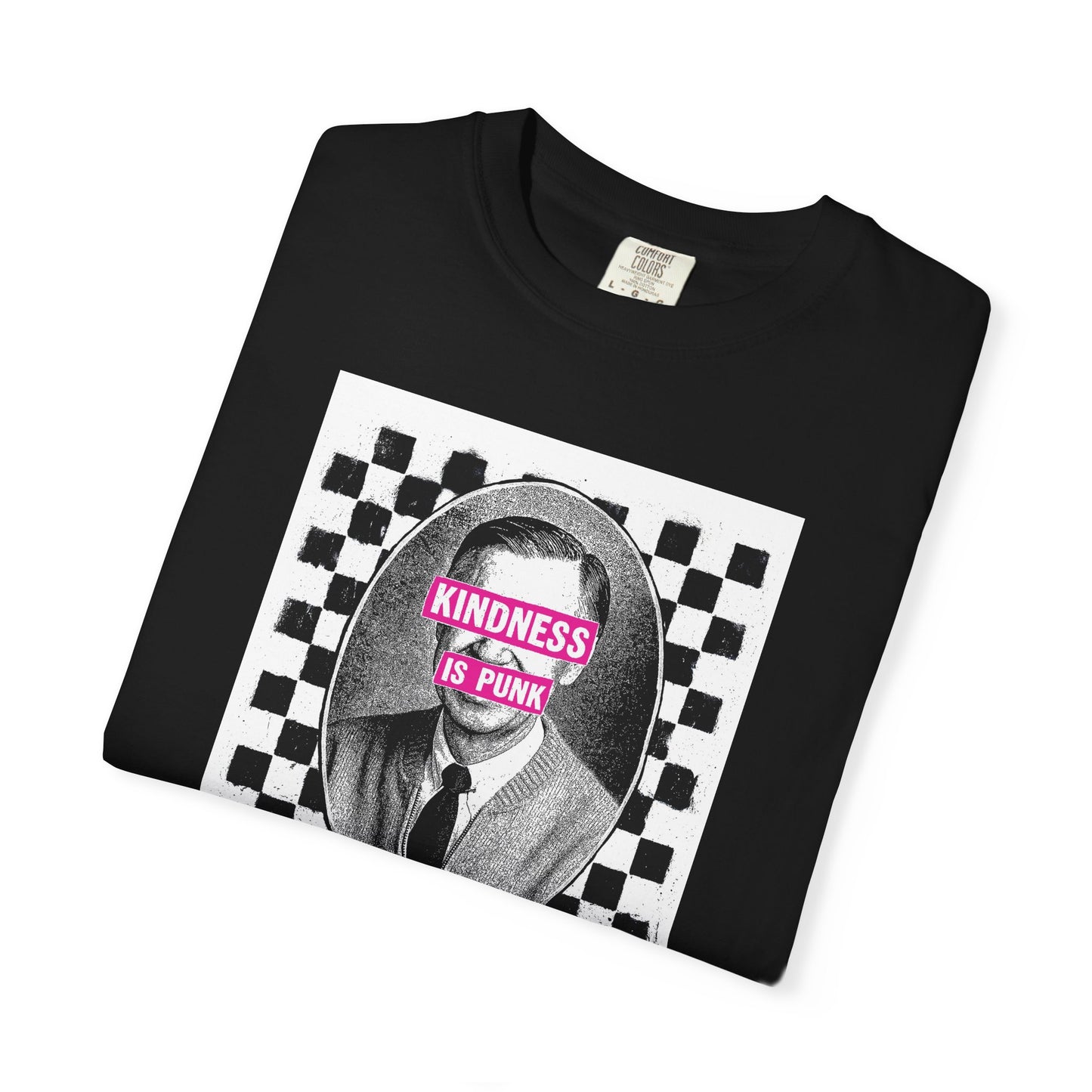 Unlikely Rebel Checkered Edition Unisex T-shirt (Pink)