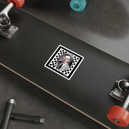 Unlikely Rebel Checkered Edition (Plaid) Kindness Is Punk 3" Die-Cut Sticker