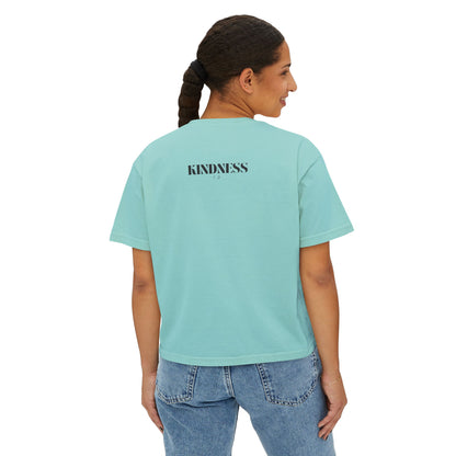 Gothic Dove Kindness -  Women's Boxy Tee by Favio Moreno