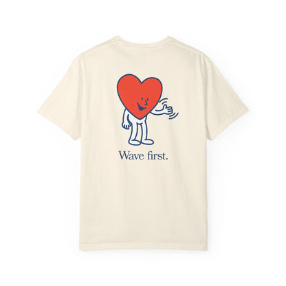 "Wave First" Heart - Kindness Social Club T-Shirt