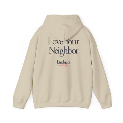 Love your Neighbor - By: Favio Moreno - Unisex Adult Hoodie (KSC, Reg, Light)