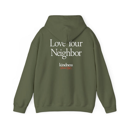 Love your Neighbor - By: Favio Moreno - Unisex Adult Hoodie (KSC, Reg, Rich)