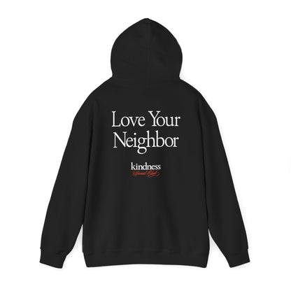 Love your Neighbor - By: Favio Moreno - Unisex Adult Hoodie (KSC, Reg, Rich)
