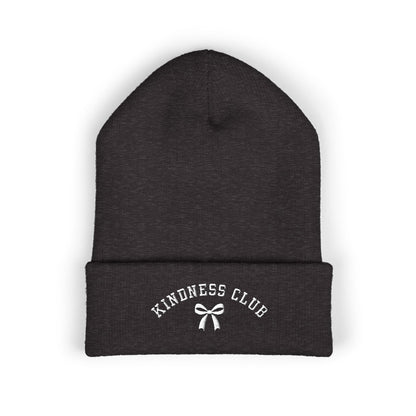 Kindness Club Varsity Embroidered Beanie