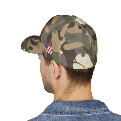 "Lead with Kindness" Embroidered Camouflage Cap