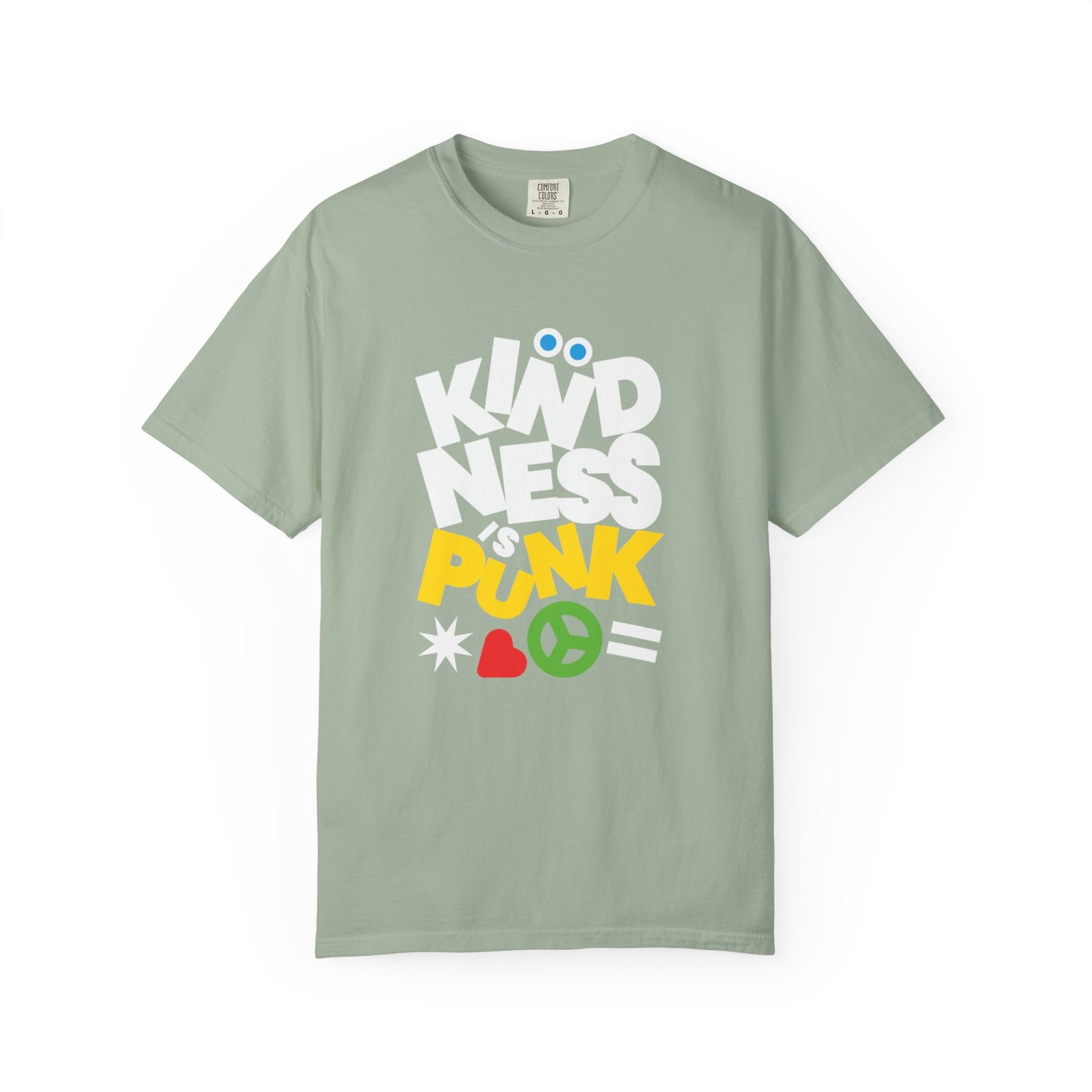 Peace, Love, and Punk T-shirt by Favio Moreno