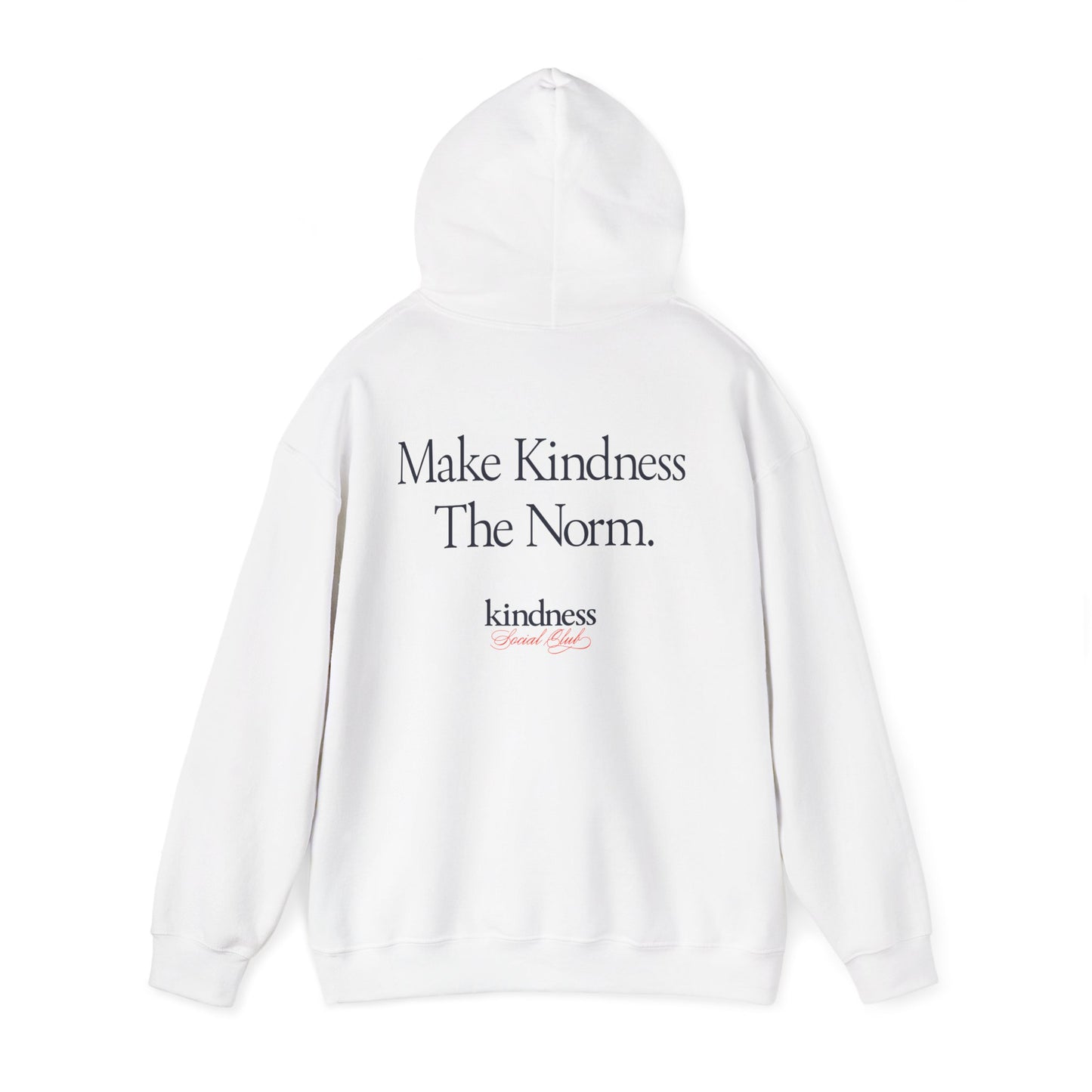 Make Kindness The Norm Unisex Adult Hoodie (Reg KSC Light) - By: Favio Moreno