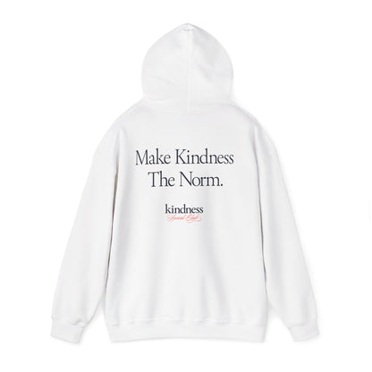 Make Kindness The Norm Unisex Adult Hoodie (Reg KSC Light) - By: Favio Moreno