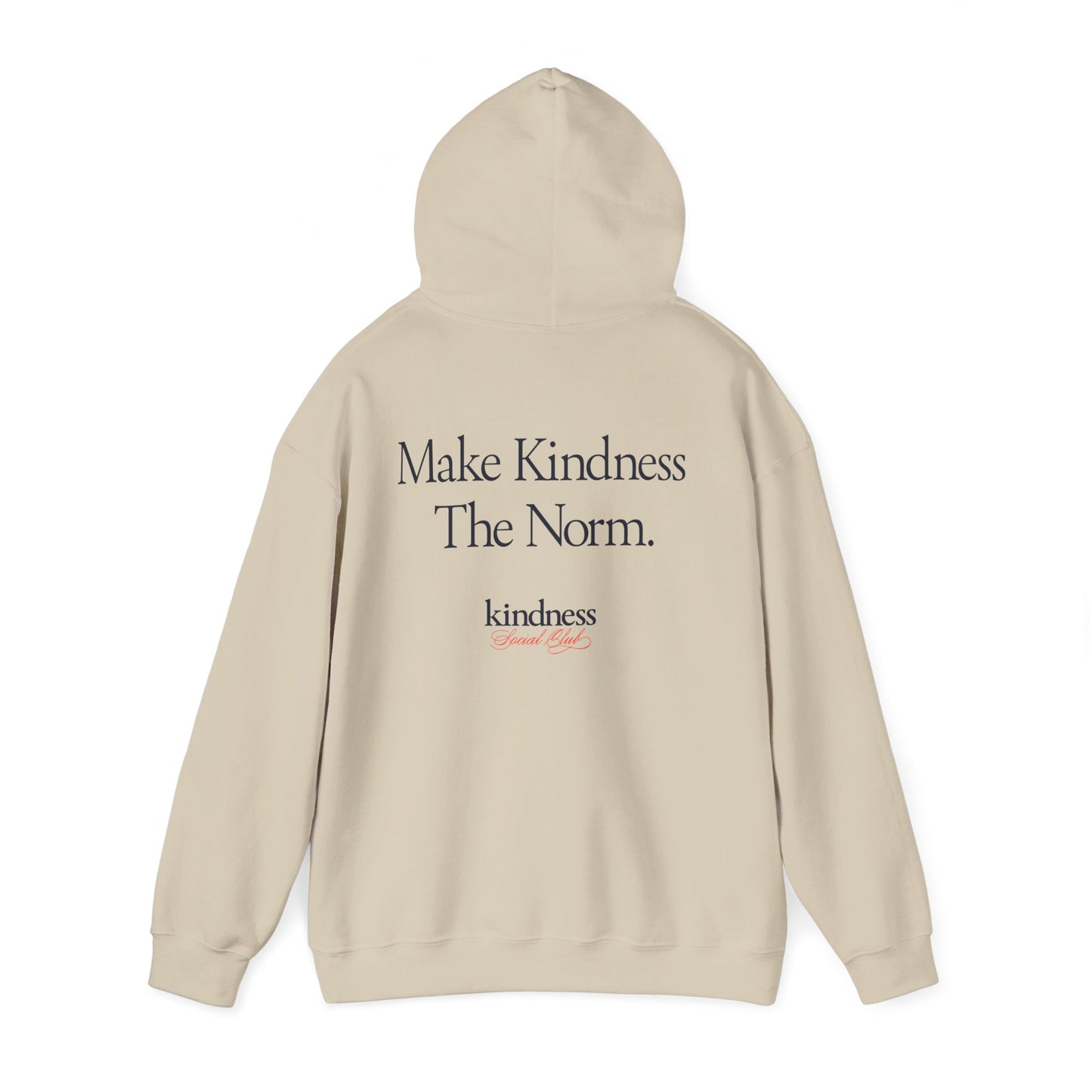 Make Kindness The Norm Unisex Adult Hoodie (Reg KSC Light) - By: Favio Moreno