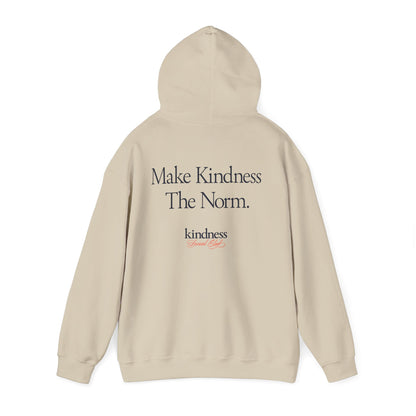 Make Kindness The Norm Unisex Adult Hoodie (Reg KSC Light) - By: Favio Moreno