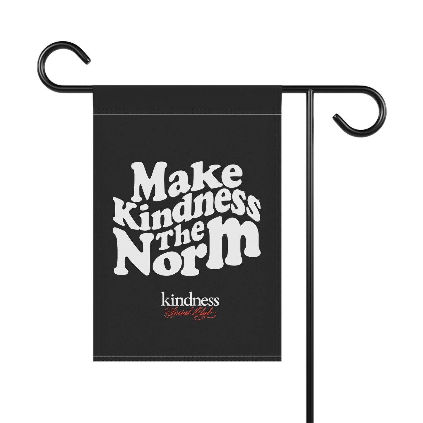 Make Kindness the Norm Garden Flag (Wavy, KSC)  – By: Favio Moreno