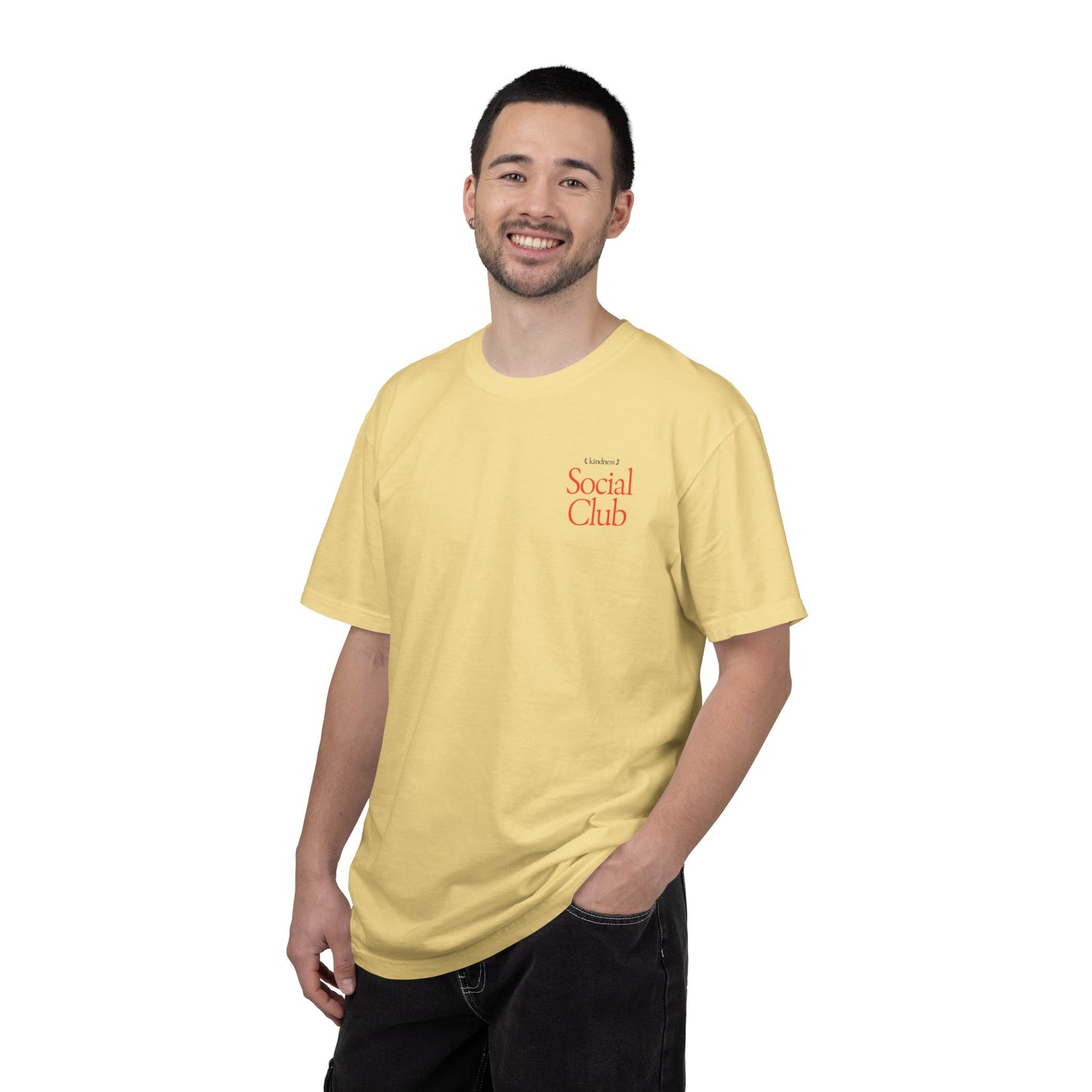 Kindness Social Club – By: Favio Moreno - Varsity Unisex T-Shirt (KSC Light)