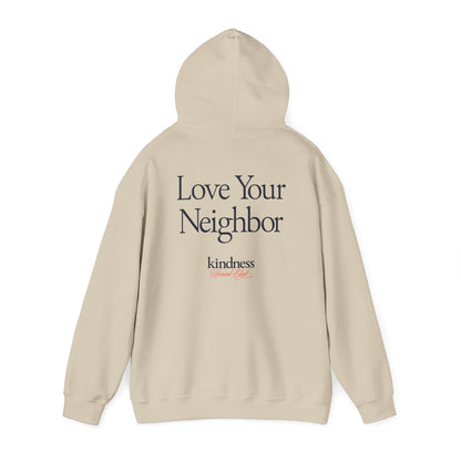 Love your Neighbor - By: Favio Moreno - Unisex Adult Hoodie (KSC, Reg, Light)